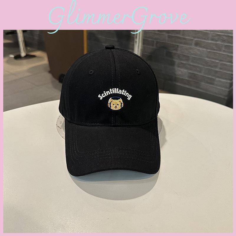 Baseball Cap Fashionable With Alphabet And Cat Embroidery Design For Daily