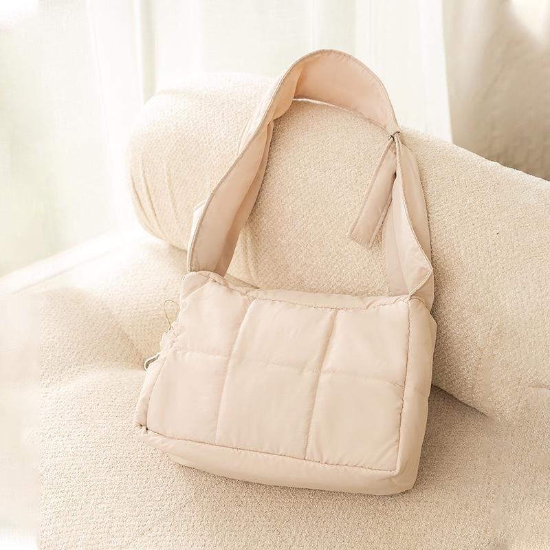 Autumn and Winter Pet Cat Bag Warm Quilting Cotton Large Capacity Portable Going Out Single Shoulder Oblique Span Bag