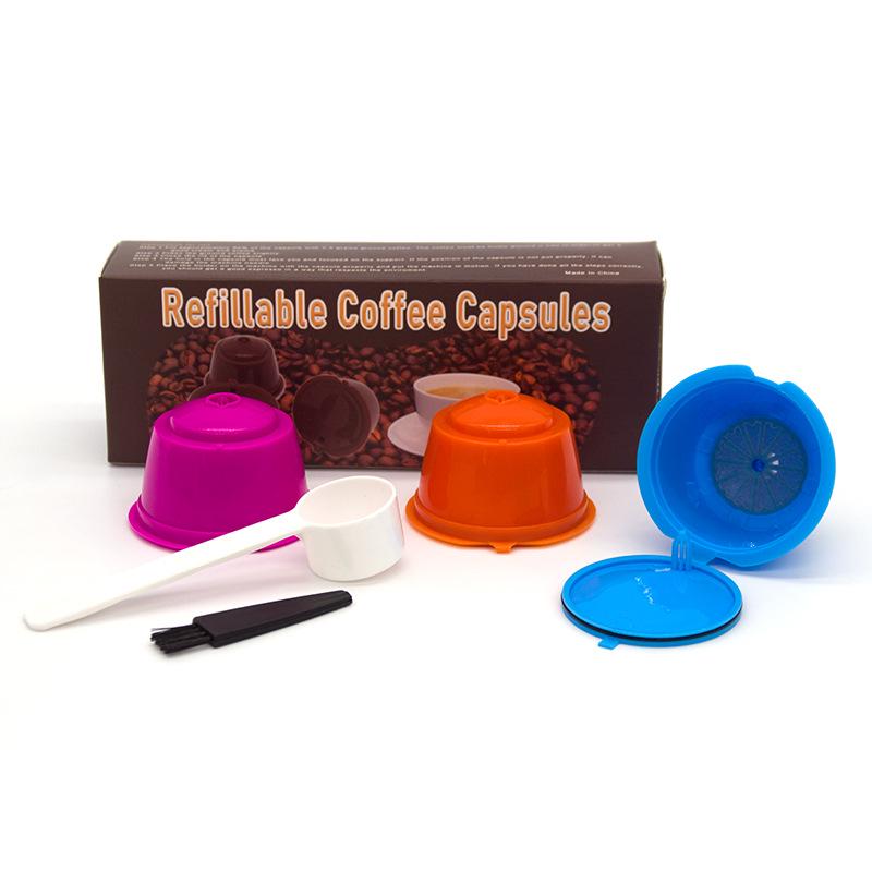 Reusable Coffee Filter Cup for Nespresso Dolce Gusto Capsules