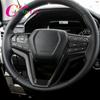 Carbon Fiber Steering Wheel Button Panel Cover for Isuzu D-Max Dmax  2022 2023 Interior Car Accessories