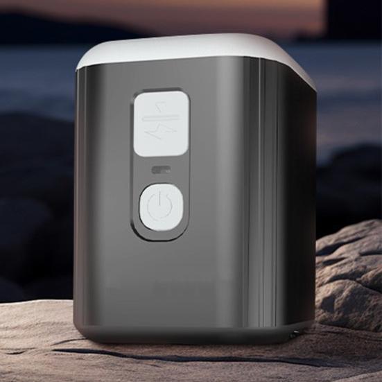Outdoor Mini Air Pump with LED Light 6 Nozzles Portable USB Inflatables Ring Pool Float Air Mattress Bed Portable