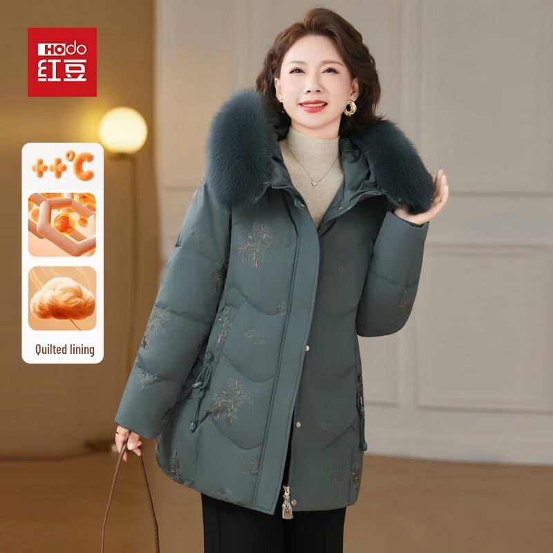 

Женское зимнее пальто средней длины с капюшоном и набивкой Hodo 5XL