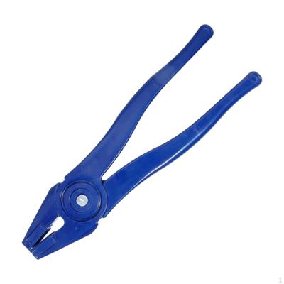 Glass Running Pliers with Flat Jaw Practical Blue Compact Lightweight for Stained Work 8 Inch