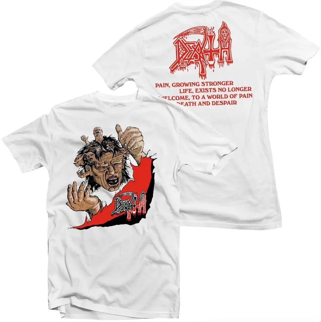 2026 Humorvolles Das Repräsentative Band des Death Metal T-Shirt Herren Damen Sommer Baumwolle Band T-Shirt Death Metal Kurzarm Tee Tops