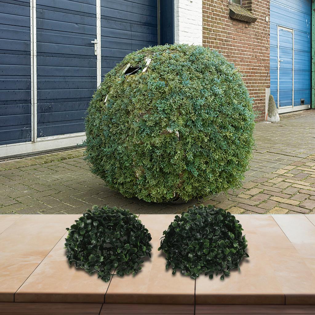 Round Artificial Plant Ball Simulation Leave Grass Ball Hanging DIY Decortion For Home Office Private Homes Restaurants Schools