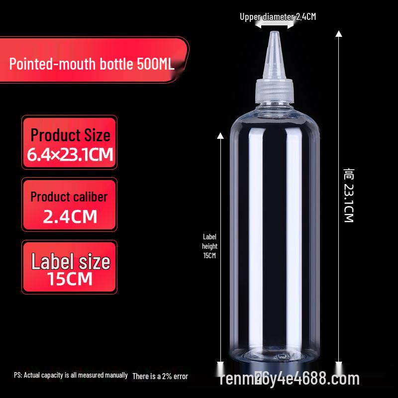 Transparent Squeeze Bottle for Ink/Paint/Pigments, 15/30/50/100ml, Empty for Sand Painting/Color Dispensing.