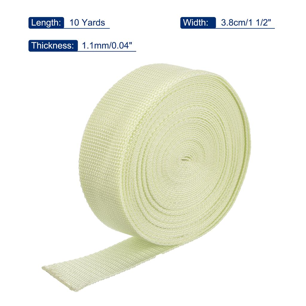 38mm 10Yards  Polypropylene Webbing Strap Belt Tape Heavyweight Strapping Band for Outdoor Tent Accessories Sewing Bag Luggage