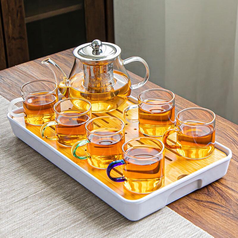 Zhao Ran 7-Piece Glass Kung Fu Tea Set