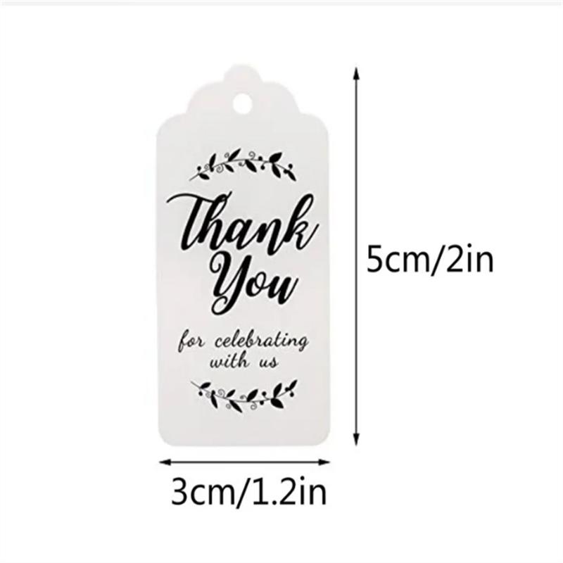 100 szt. etykietka + 20 metrów sznurka ręcznie robiona etykietka do samodzielnego zawieszania. Dziękujemy za świętowanie z nami. Tagi Prezent Pieczenie, Dekoracja Opakowania
