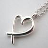 [Used] TIFFANY/Tiffany 925 Loving Heart Pendant/Necklace/j64-8