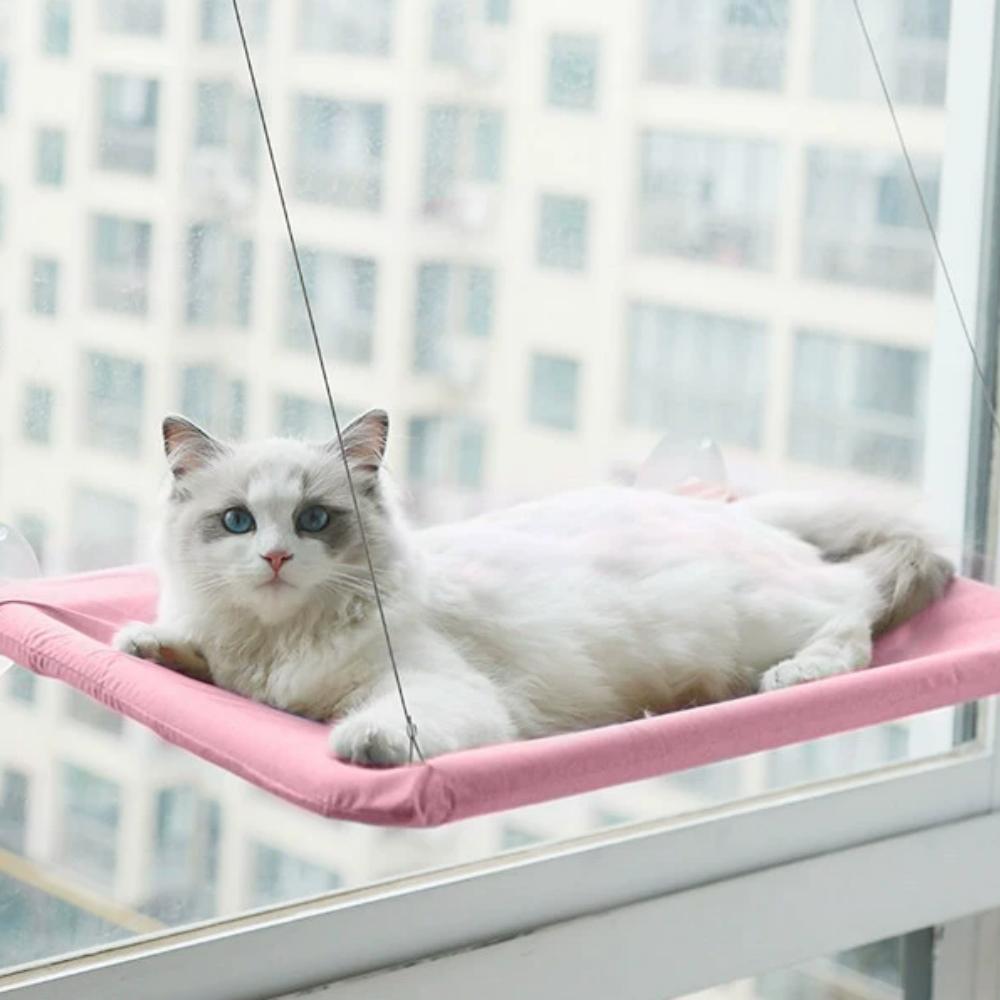 Cat Window Perch Suction Cup Cat Hammock Foldable Window Sill Cat Bed For Cats All Season Pet Sleeping Bed