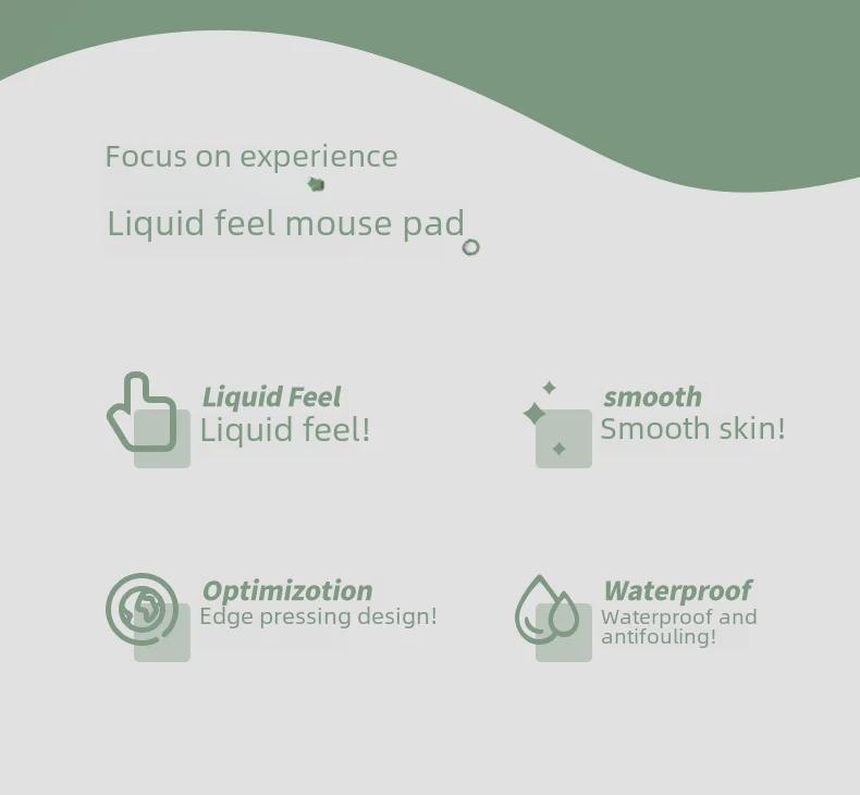 Mousepad impermeabil și inodor pentru birou, laptop și tastatură - simplu, de dimensiuni mici, pentru bărbați și femei