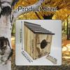 Window Bird House Wooden Birdhouse for Outside,Decorative,Outdoors Small Nest Nesting Box