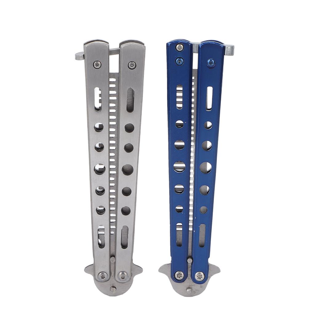 Portable Folding Comb Stainless Steel Pocket Comb Exquisite Knife Comb for Hair Salon