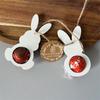 Reusable Easters Rabbits Silicone Mould Easy Cleaning For Car Decoration Candle Making And Holiday Craft