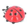 2PCS Kids Toothbrush Holder Wall Mounted Cute Ladybug Toothbrush Storage Organizer with Suction Cup