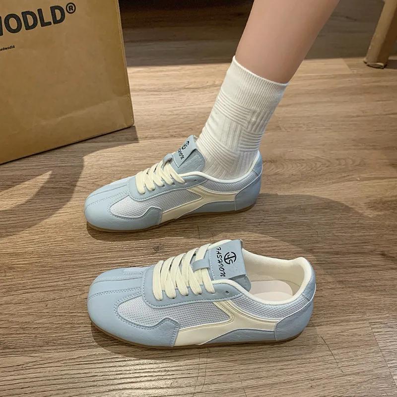Fashion Casual Sport Sneaker Women Flats Shoes Mesh Sandals 2025 Trend Summer Comfort Breathable Soft Sole Running