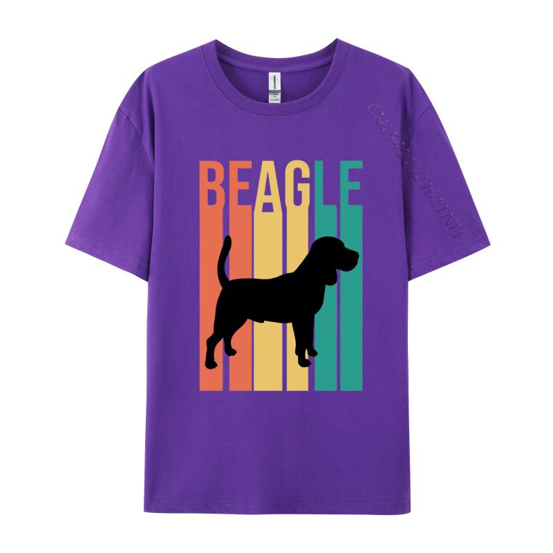 Beagle T Shirt Funny Dog Lover Shirt For Men Casual On Sale Cotton Tops Shirts Dog Silhouette Camisa for Men