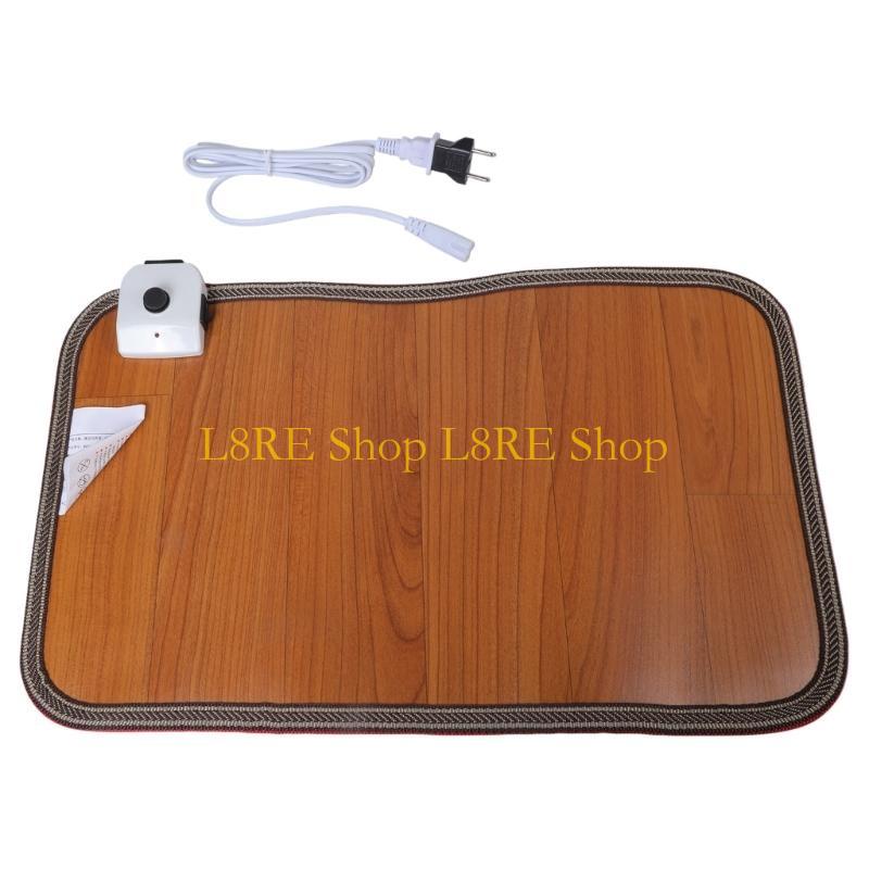 L8RE Грелка для ног Быстрый нагревательный коврик Напольный греющий коврик для под стол кровать офис дом