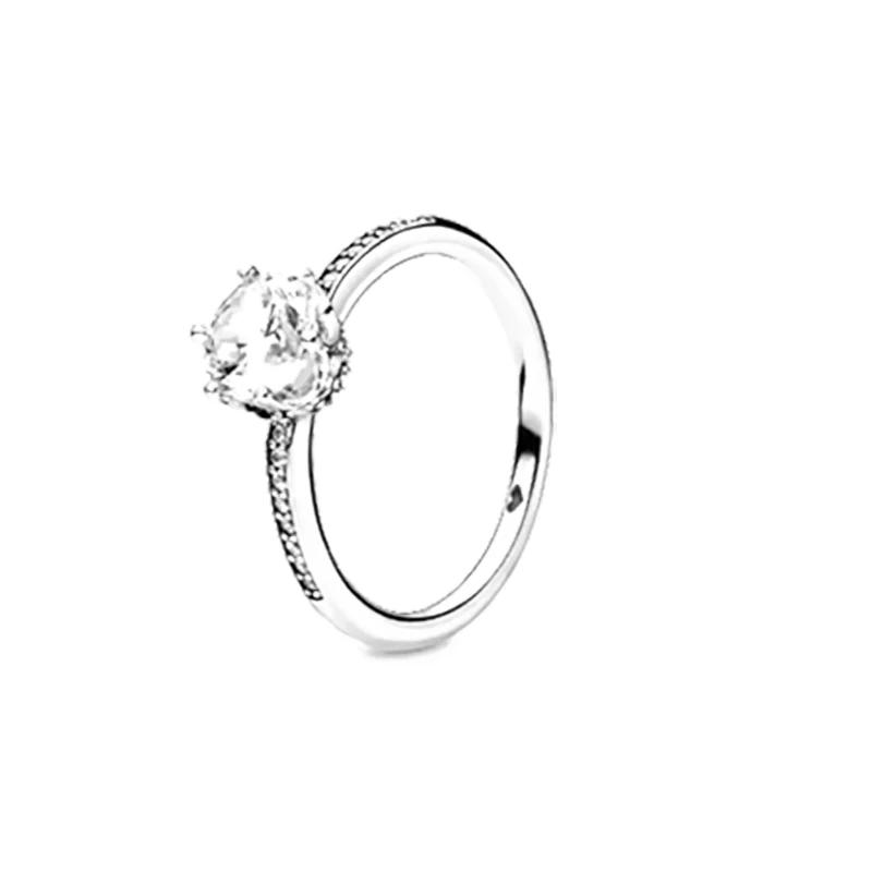 Exquisite 925 Sterling Silver Charming Rose Gold Series Daisy Ring Ladies' Classic Holiday Party Jewelry