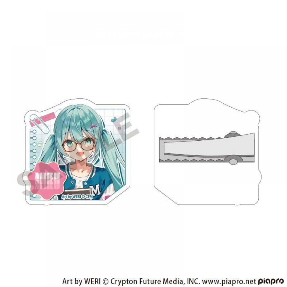 Vocaloid Hatsune Miku  Acrylic Hair Clip Hatsune Miku Glasses Style