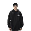Li-Ning Loose Fit Pullover Hoodie With Letter Print Men Tops Black AWDU017-1