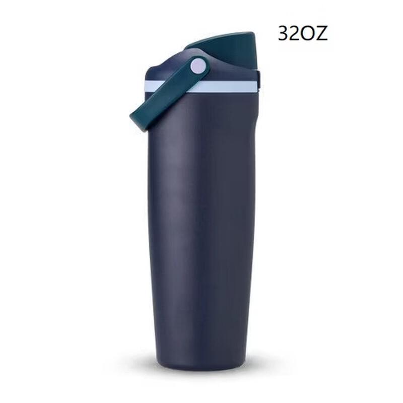 Shangqi Tragbare Edelstahl-Isolierflasche mit Dual-Trinkdeckel