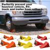 Space-Saving Wheel Chocks For RV With Handles Tire Chocks Wheel Ramp Wheel Alignment Block  For RVs
