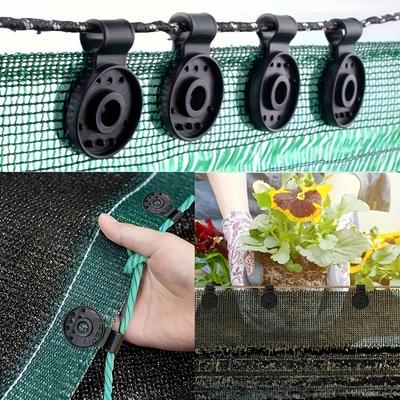 50pc Plastic Buckle Clip - Suitable for Windproof Locking and Fixing of Greenhouses and Sunshade Tarpaulins