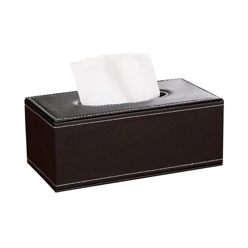 TRNFA Simple Leather Tissue Box большой