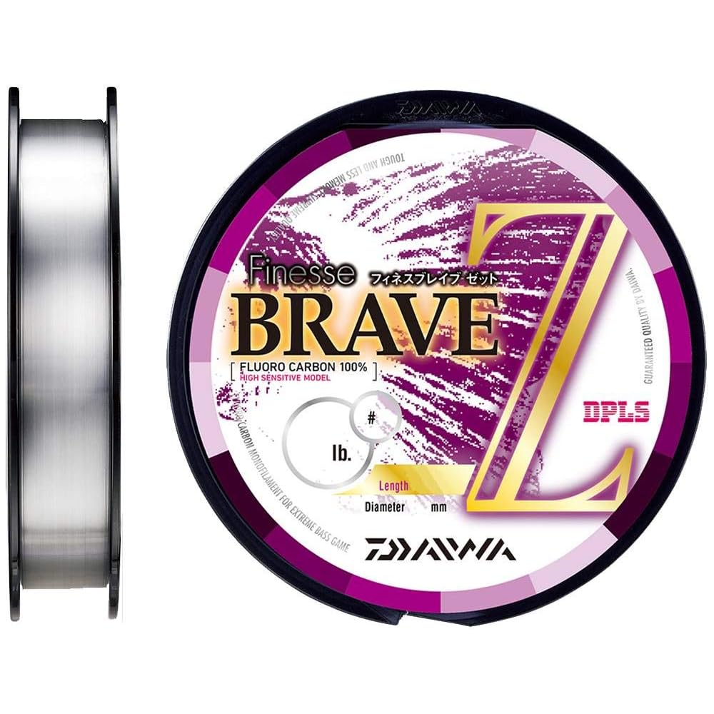 Daiwa Finesse Brave Z Fluorocarbon Line 6lb 160m Natural Color Fishing Tackle
