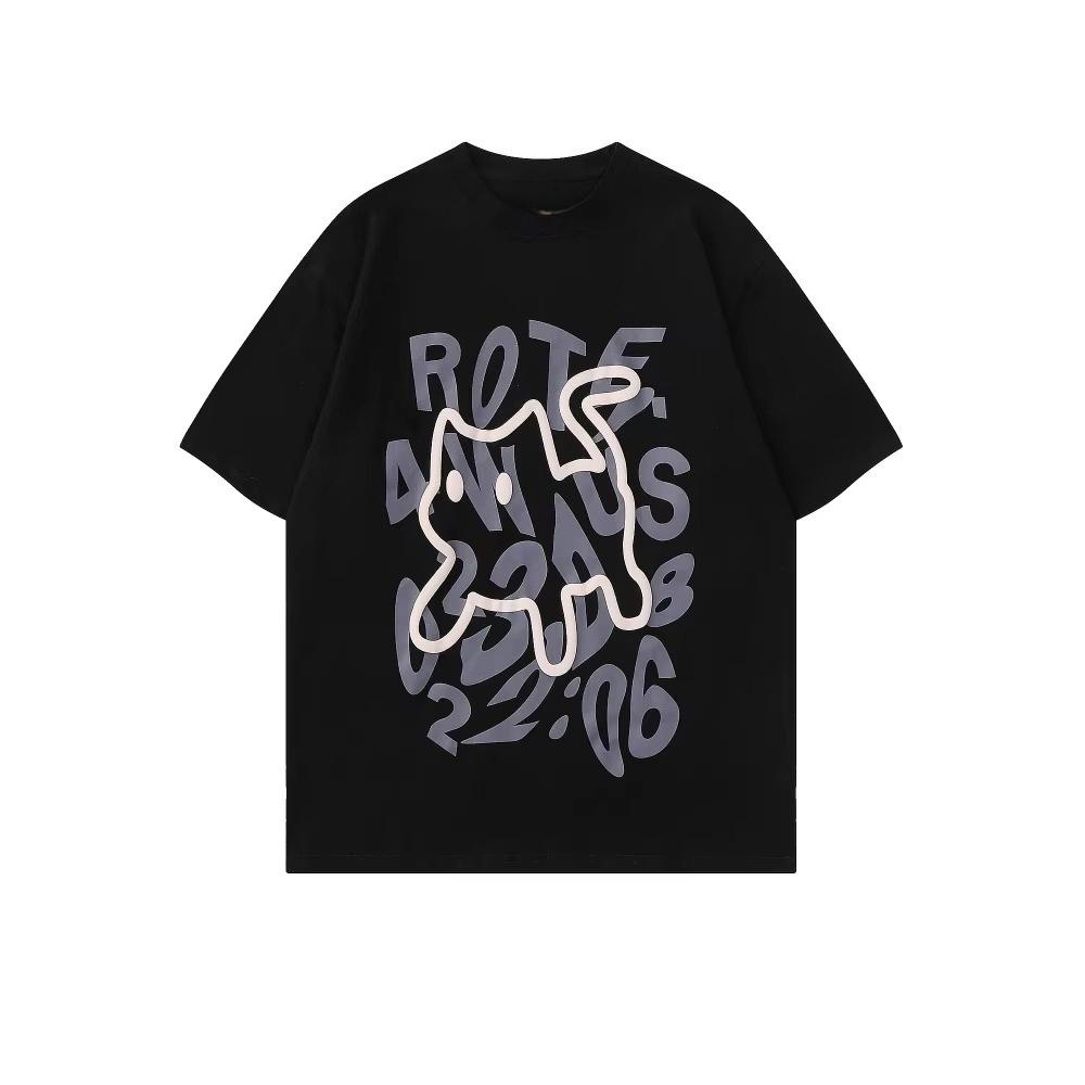 

Creative Kittens Graphic Print Autumn Pure Cotton Men s and Women s T-shirt Short Sleeve Street Fashion Trend Clothing S