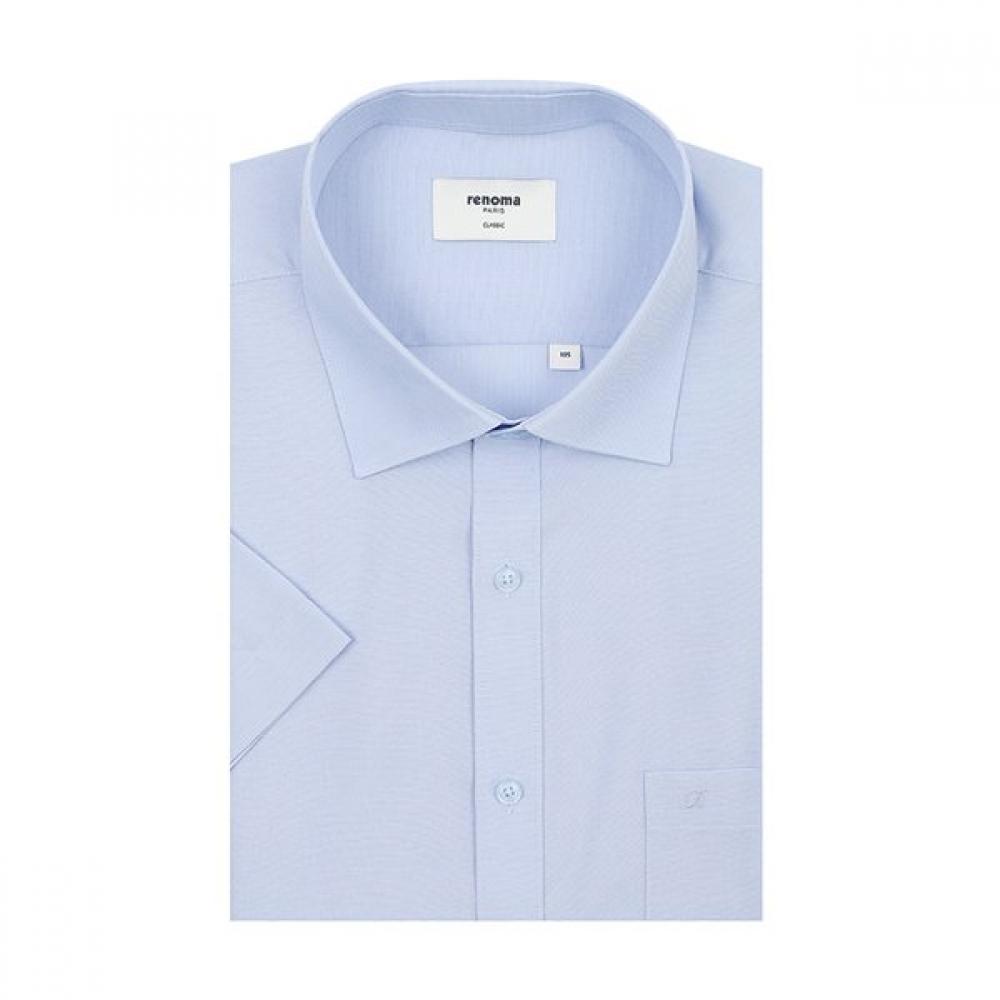 RENOMA Solid Modal Short Sleeve Classic Shirt Rzusg1906 Bu