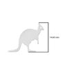 Kangaroo Stud Earrings - 925 Sterling Silver