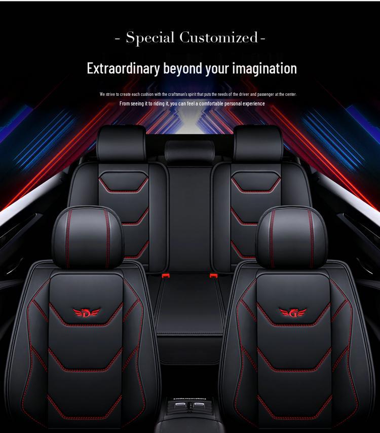 Four Seasons Leather Car Seat Cushion 2016 Model for Tiida - Full Wrap Design