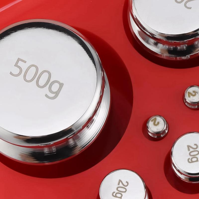 A95I-Stahl Kalibriergewichte, Waagenkalibriergewicht-Set mit Aufbewahrungsbox