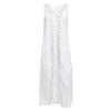 Women's Plus Size Sleeveless Lace Patchwork Spring Dress