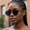 Women's sunglasses - unisex fashion polygonal metal sunglasses