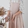 Chefs Apron Adjustable Kitchen Cooking Apron with Pockets Lovely Apron Dress Pinafore for Baking Gardening Painting