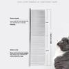Dog Cat Metal Double Row Teeth Brush Grooming Hair Comb Fur Rake Tool Useful Dog Fur Grooming