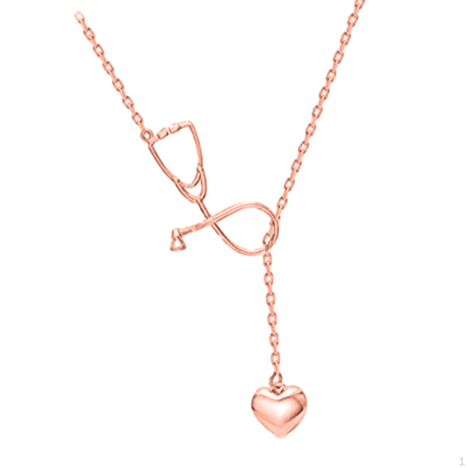 

Ожерелье медсестры «Сердцебиение» для медицинских работников розового золота