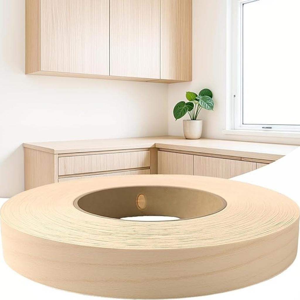 1pc 10m/393.7in Edge Band, Stickers Self-adhesive Decorative, Strips Edge Banding for Furniture Table Cabinet Board Covering