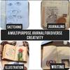 Handmade Butterfly Leather Journal – Vintage Floral Diary with Lock