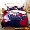 Helltaker Bettwäsche-Set Bettbezug Laken Bedrucktes Bett-Set Kissenbezug Bett Voll Queen King Size Bettdecke Schlafzimmer