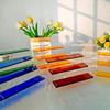 Acrylic Display Stand,3 Tier Display Riser for Funko POP Figures,Cupcakes Stand,Perfume Organizer,Ornament Display Shelf