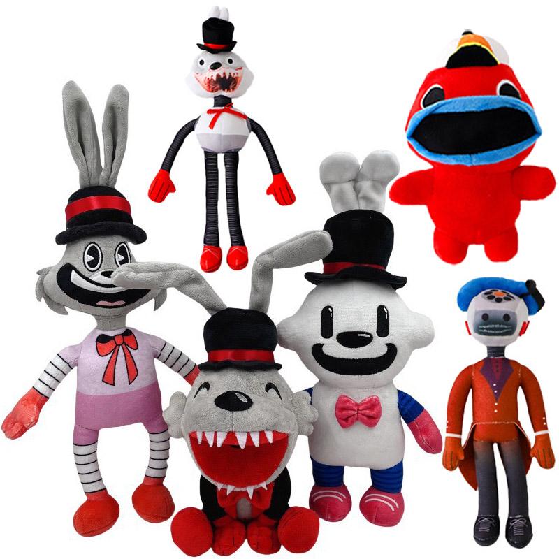Anime Game Finding Frankie Plush Toys Horror Rabbits Plushies Doll Cosplay Cartoon Soft Stuffed Pillow Christmas Birthday Gift