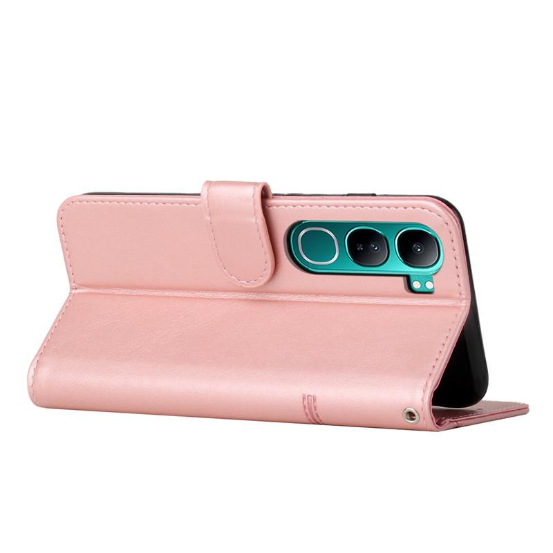 Leather Flip X80 Lite Case On For VIVO Y300 Y200 Y200e Y100 Y55 Y75 5G Y35 Y22s T3 Ultra Magnetic Cases Stand Wallet Phone Cover
