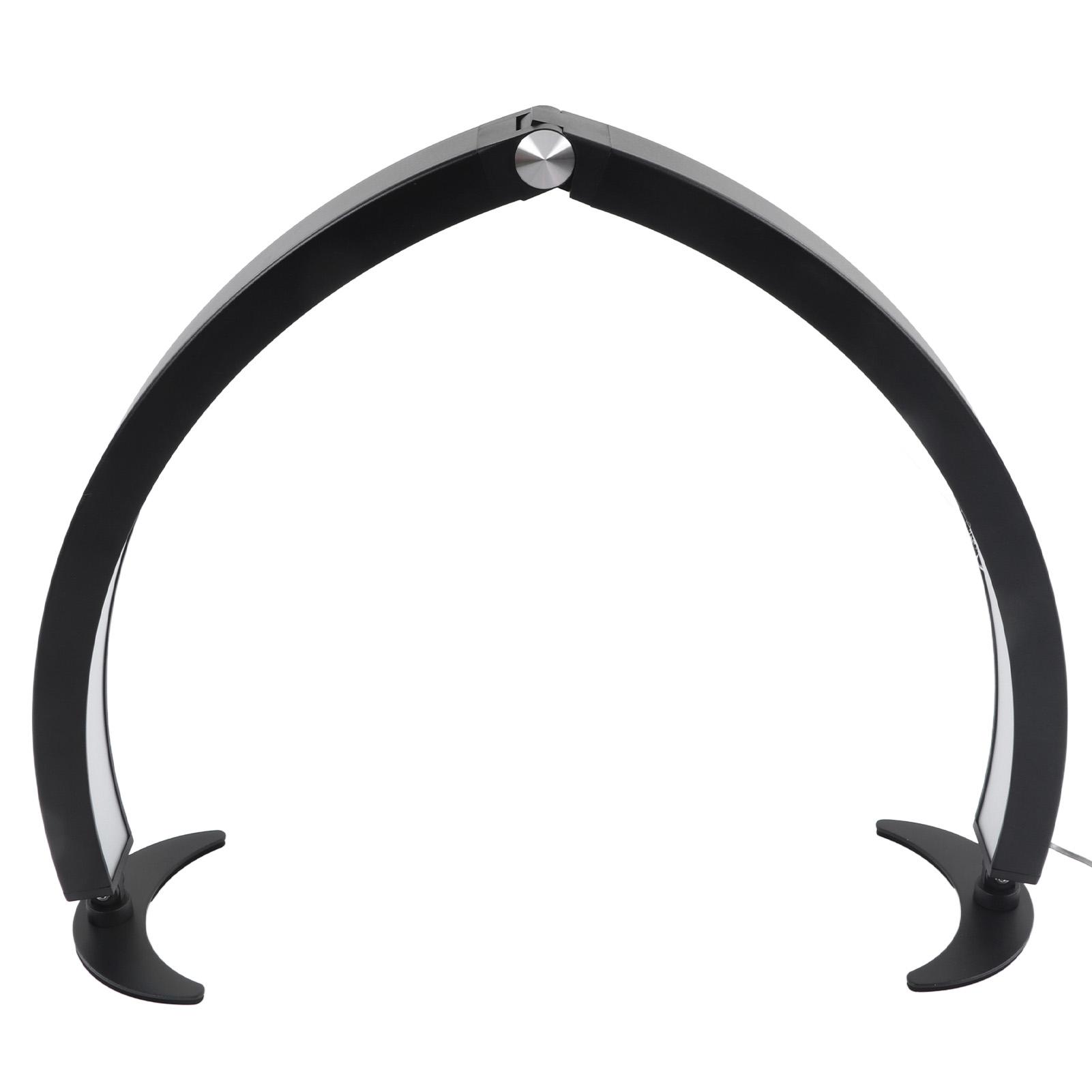 

28-дюймовая 40-ваттная лампа Half Moon Beauty 2000LM U-образная полумесяцная светодиодная настольная лампа для ногтей с дистанционным управлением US PLUG