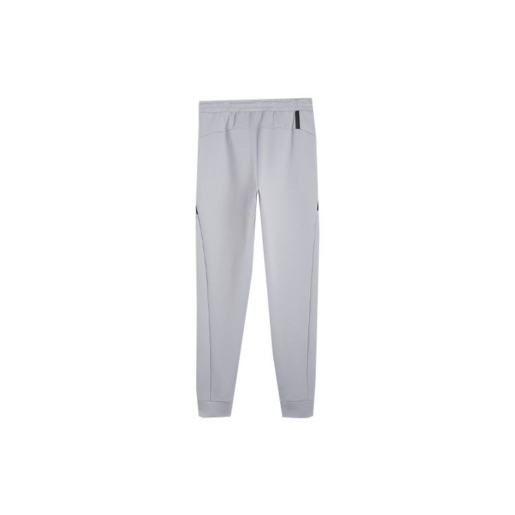 Puma Solid Logo Running Fitness Training Knitted Pants Men Bottoms Gray 626141-63