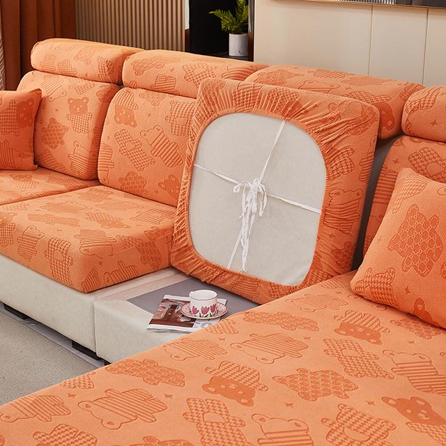 Neu Jacquard Sofa Sitzkissen Abdeckung Für Möbel Schutz Sofa Abdeckungen Haustiere Kinder Waschbar Stuhl Kissen Abdeckungen Fall Abnehmbare